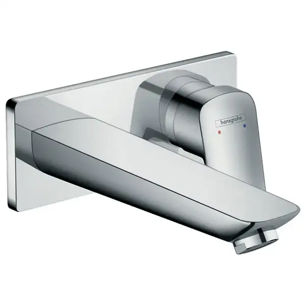 HANSGROHE Смеситель для раковины, однорычажный, настенный, скрыт. монтаж, хром Logis (71220000) фото 1 Aquada.com.ua