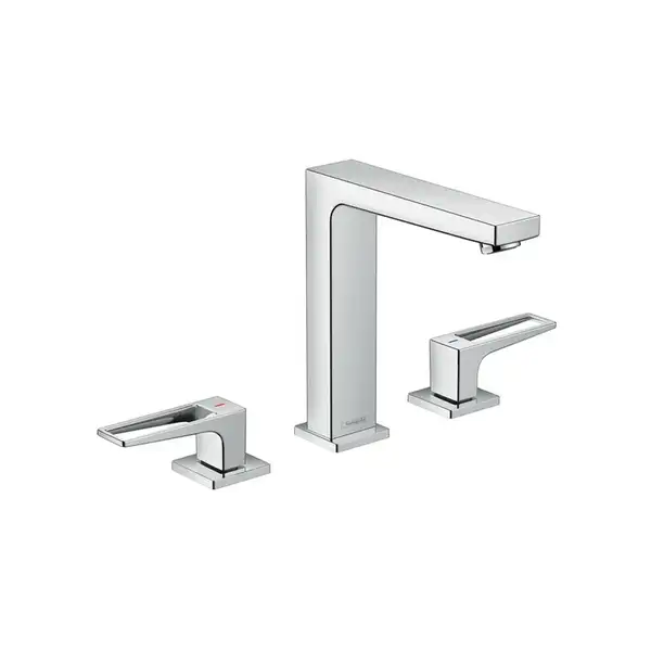 Смеситель для раковины Hansgrohe Metropol (цвет - хром), с донным клапаном Push-Open (74515000) фото 1 Aquada.com.ua
