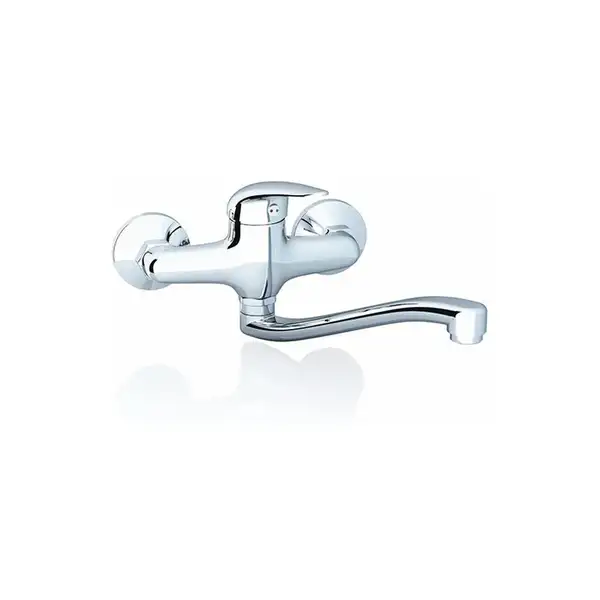 RAVAK Настенный смеситель для умывальника 150 мм SN 041.00/150 (X070008) фото 2 Aquada.com.ua