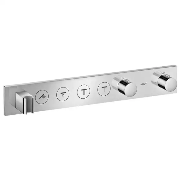 Термостат для скрытого монтажа Axor ShowerSolutions 600/90 на 4 потребителя (цвет - хром) (18357000) фото 1 Aquada.com.ua