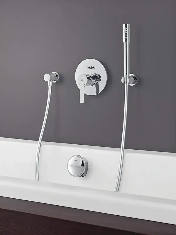 Смеситель однорычажный для ванны Grohe Lineare (цвет - хром) (19297001) фото 4 Aquada.com.ua