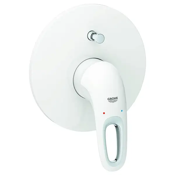 Смеситель однорычажный для ванны Grohe Eurostyle (цвет - хром/белый) (19506LS3) фото 3 Aquada.com.ua
