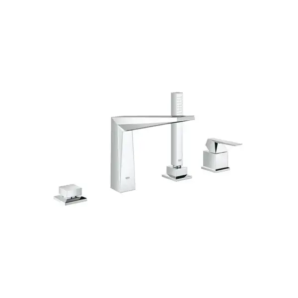 Смеситель на борт ванны Grohe Allure Brilliant (цвет - хром), с душевым гарнитуром (19787001) фото 1 Aquada.com.ua