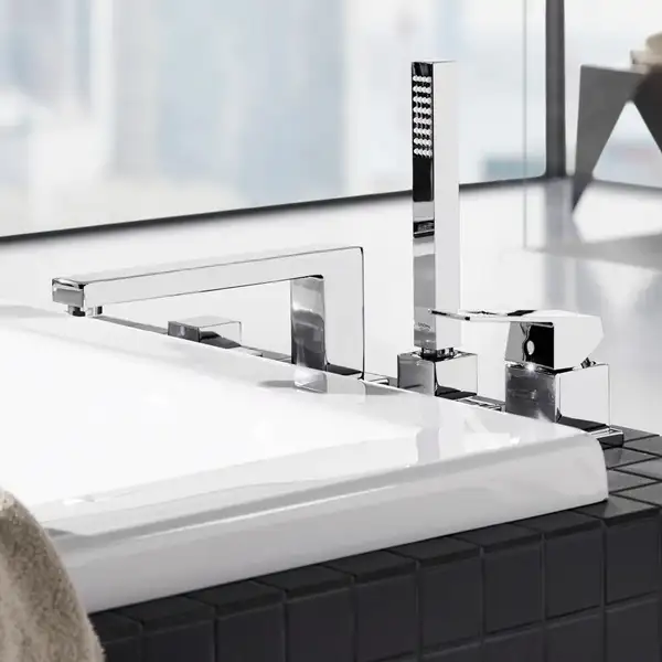 Смеситель для ванны Grohe Eurocube (цвет - хром) (19897000) фото 3 Aquada.com.ua