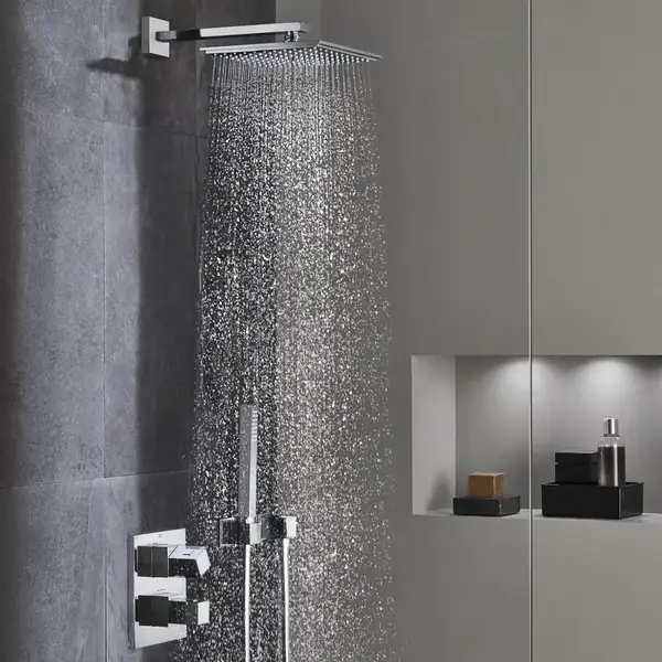 GROHE Термостат для ванны Grohtherm Cube (цвет - хром) (19958000) фото 2 Aquada.com.ua