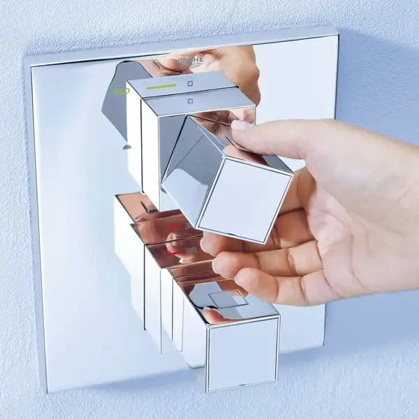 GROHE Термостат для ванны Grohtherm Cube (цвет - хром) (19958000) фото 6 Aquada.com.ua