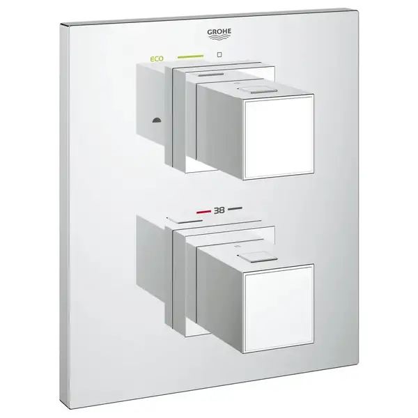 GROHE Термостат для ванны Grohtherm Cube (цвет - хром) (19958000) фото 1 Aquada.com.ua