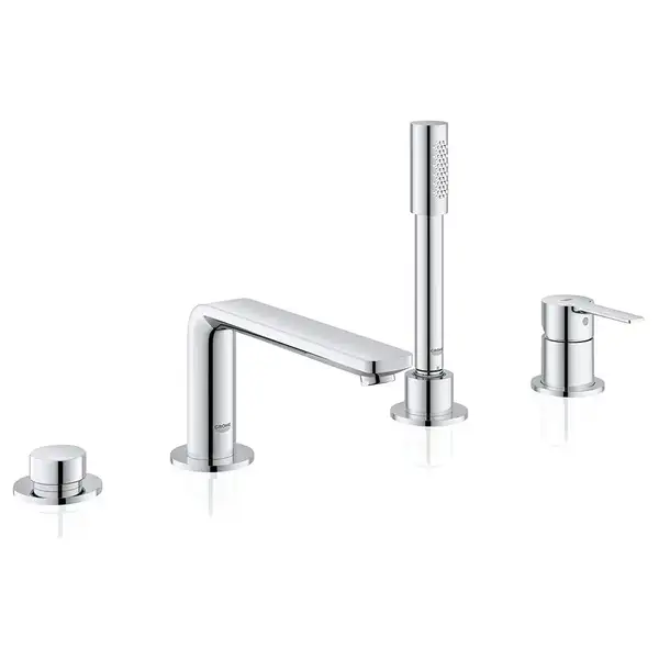 Смеситель однорычажный на борт ванны на 3 отверстия Grohe Lineare (цвет - хром) (19965001) фото 1 Aquada.com.ua