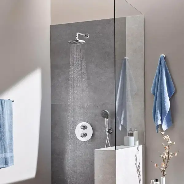 Термостат для ванны на 2 положения Grohe Grohtherm 1000 (цвет - хром) (19986000) фото 2 Aquada.com.ua