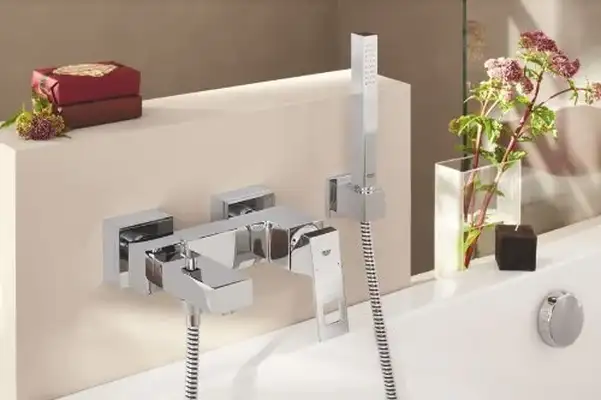 GROHE Смеситель для ванны, однорычажный Eurocube (23140000) фото 4 Aquada.com.ua