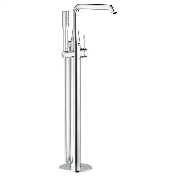 Смеситель для ванны напольного монтажа Grohe Essence (цвет - хром), с душевым гарнитуром (23491001) фото 2 Aquada.com.ua