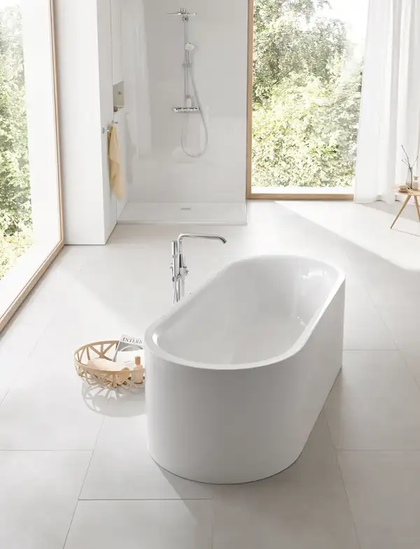 Grohe Essence New Напольный смеситель для ванны, хром (23491001)