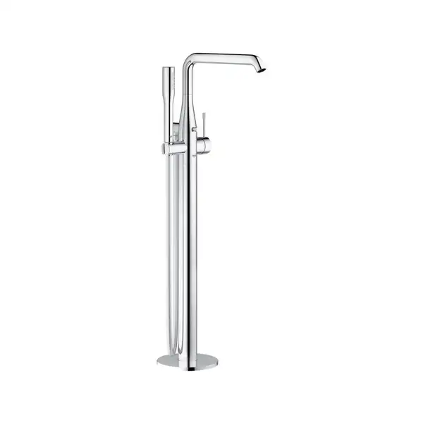 Смеситель для ванны напольного монтажа Grohe Essence (цвет - хром), с душевым гарнитуром (23491001) фото 4 Aquada.com.ua