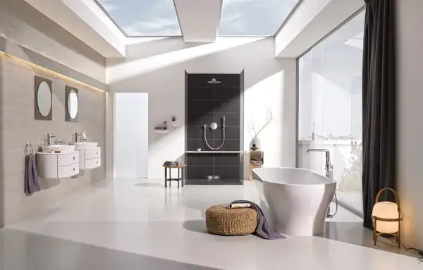 Grohe Essence New Напольный смеситель для ванны, хром (23491001)