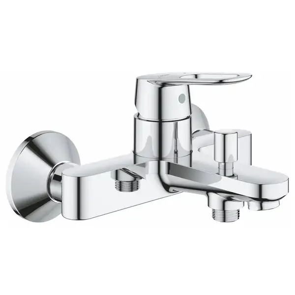 Смеситель для ванны Grohe Bau Loop (цвет - хром), без донного клапана (23603000) фото 1 Aquada.com.ua