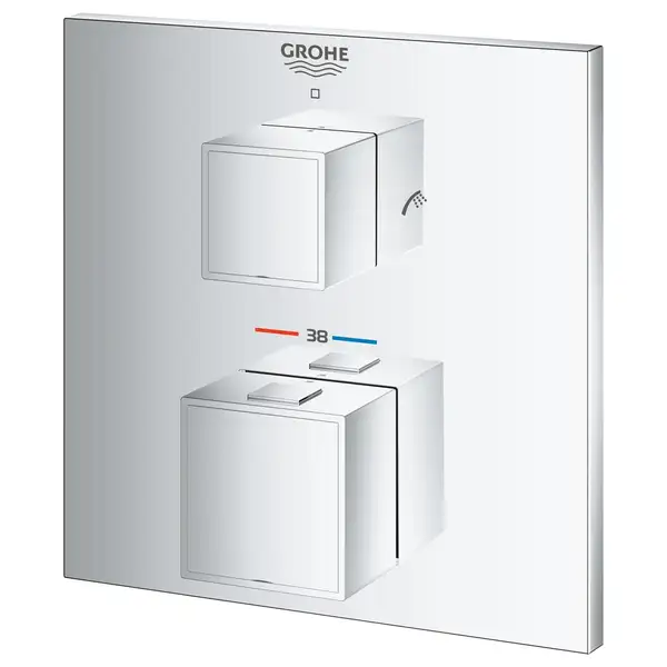 Grohe Grohtherm Cube Термостат скрытого монтажа, хром (24155000)