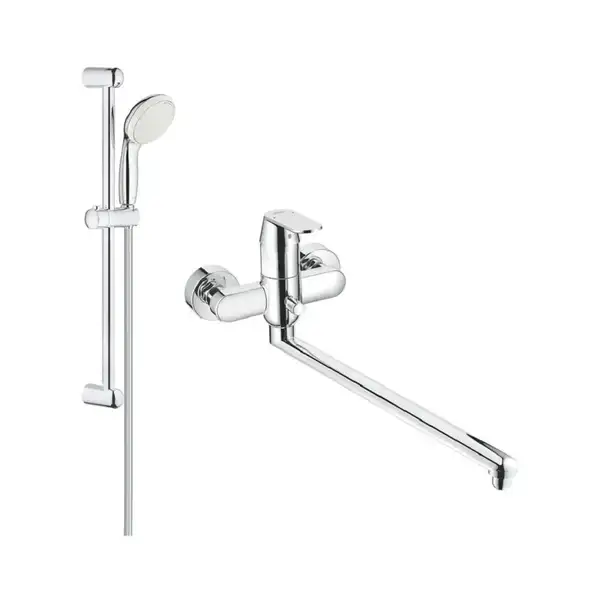 Набір для ванни 2в1 Grohe Eurosmart Cosmo, хром (26129003)