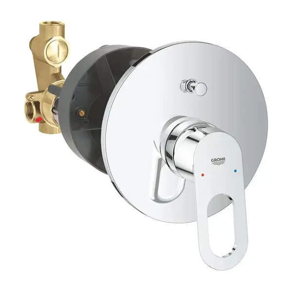 Grohe BauLoop Змішувач для ванни та душу, хром (29081000)
