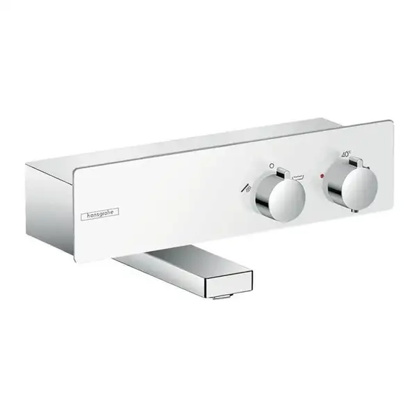 HANSGROHE Термостат для ванны, белый/хром ShowerTablet 350 (13107400) фото 1 Aquada.com.ua