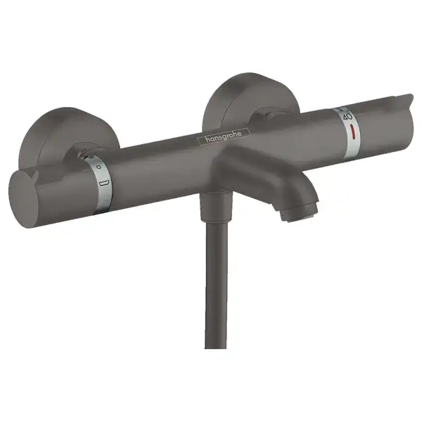 Термостат для ванны Hansgrohe Ecostat Comfort (цвет - чёрный матовый хром) (13114340) фото 1 Aquada.com.ua