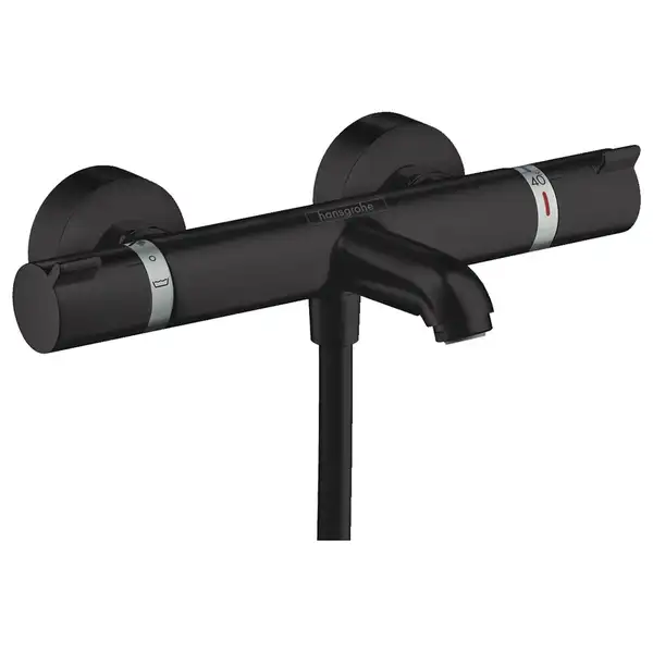 Термостат для ванны Hansgrohe Ecostat Comfort (цвет - чёрный матовый) (13114670) фото 1 Aquada.com.ua