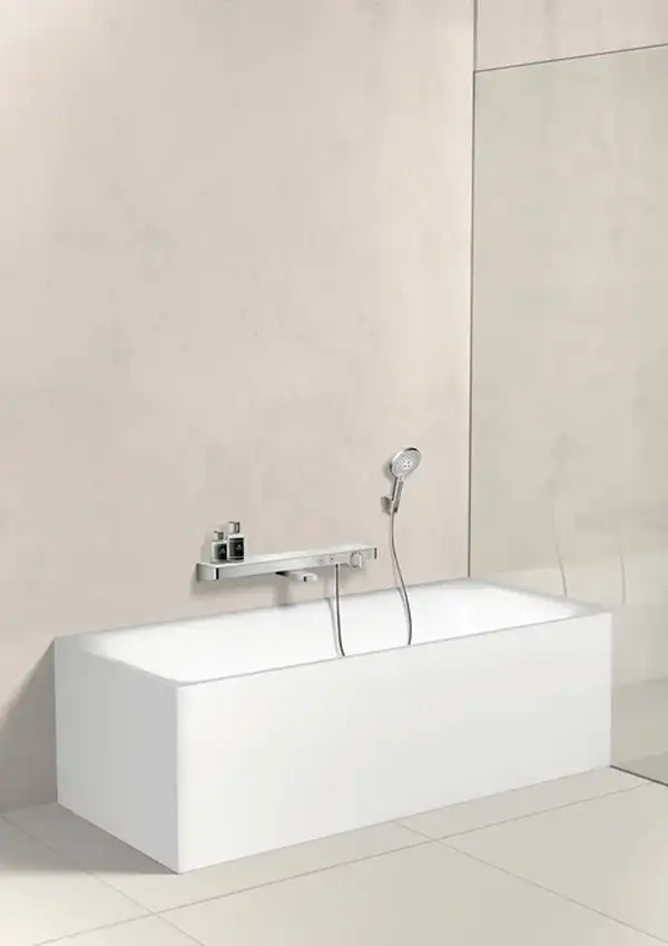 HANSGROHE Термостат для ванны ShowerTablet Select (цвет - хром/белый) (13183400) фото 2 Aquada.com.ua