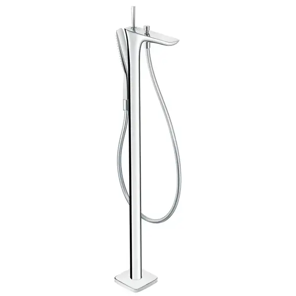 Змішувач для ванни для підлоги Hansgrohe PuraVida, хром (15473000)