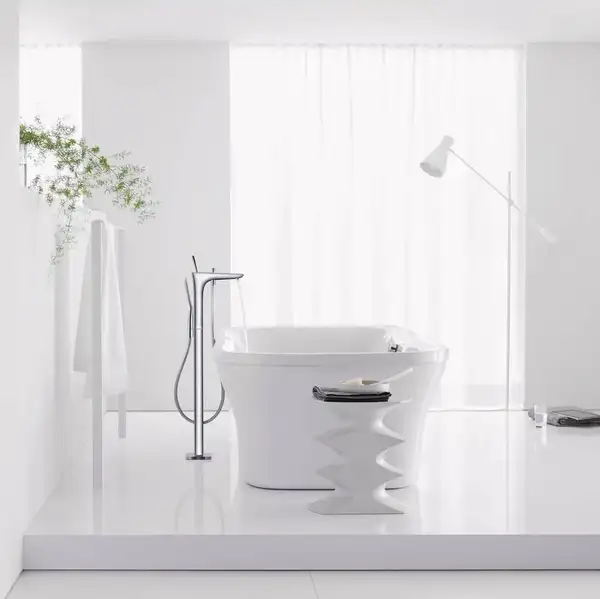 Змішувач для ванни для підлоги Hansgrohe PuraVida, хром (15473000)