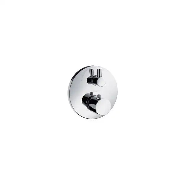 Смеситель для ванны с термостатом Hansgrohe Ecostat S (цвет - хром) (15701000) фото 1 Aquada.com.ua