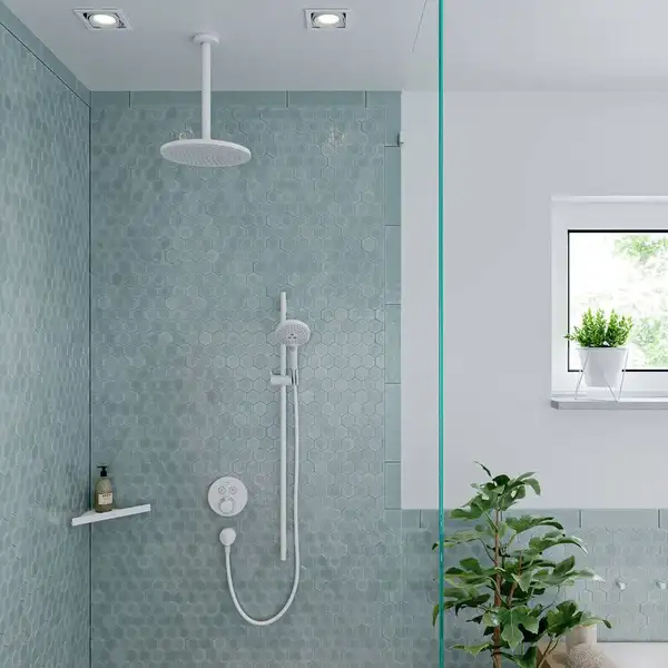Hansgrohe ShowerSelect Термостат прихований, Polished Gold Optic (15743990)