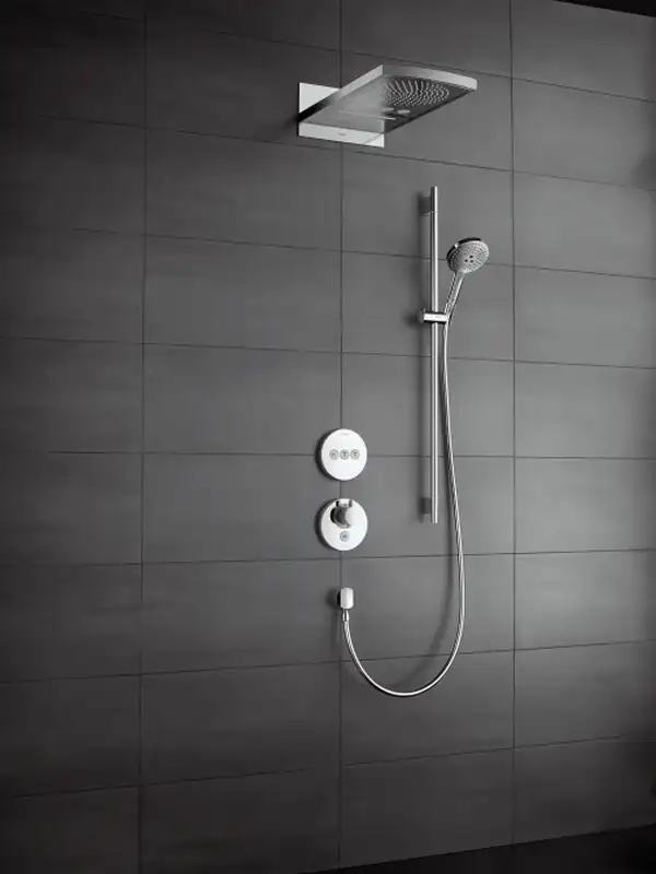 Термостат для ванны Hansgrohe Showerpipe ShowerSelect S (цвет - хром), для 1 потребителя (15744000) фото 2 Aquada.com.ua