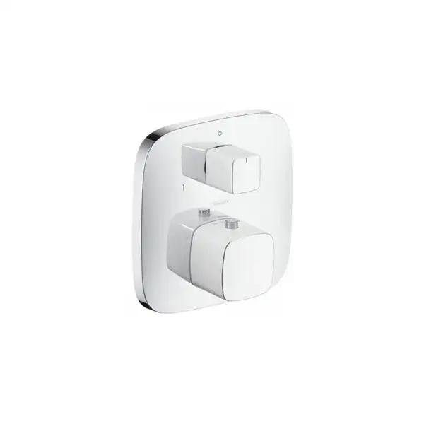 Термостат для душа Hansgrohe PuraVida (цвет - хром/белый) (15771400) фото 1 Aquada.com.ua