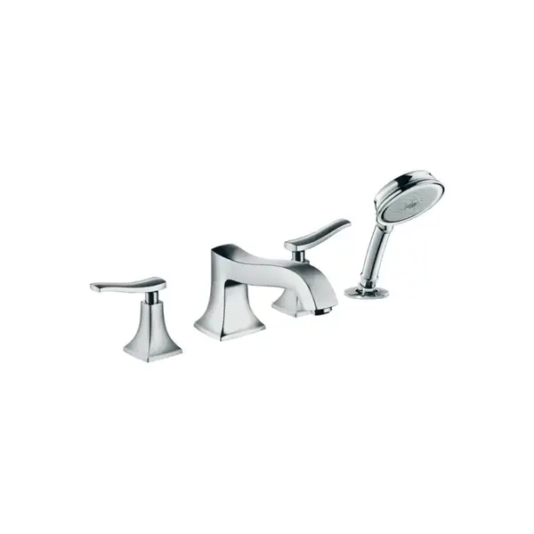 Смеситель на борт ванны Hansgrohe Metris Classic (цвет - хром) (31314000) фото 1 Aquada.com.ua