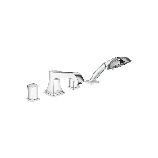 Смеситель на борт ванны Hansgrohe Metropol Classic (цвет - хром) (31315000) фото 1 Aquada.com.ua