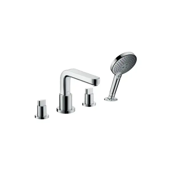 Смеситель на борт ванны Hansgrohe Metris S (цвет - хром) (31443000) фото 1 Aquada.com.ua