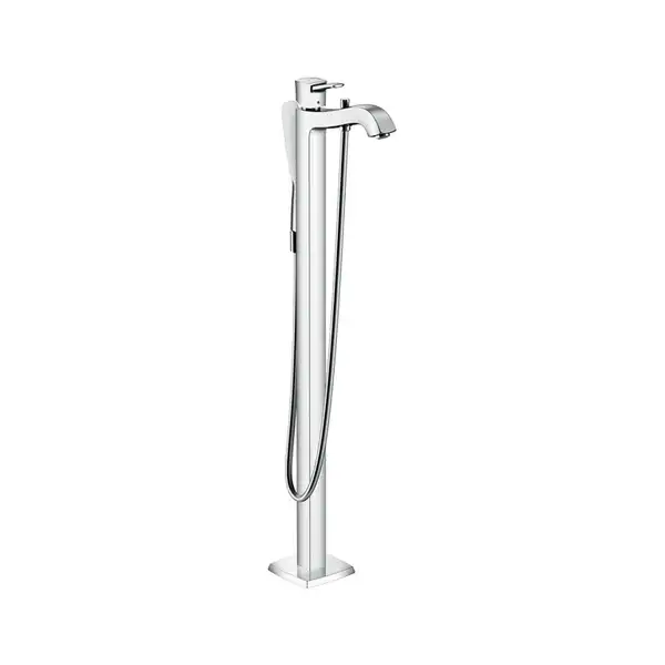 Смеситель для ванны однорычажный, напольный Hansgrohe Metropol Classic (цвет - хром) (31445000) фото 1 Aquada.com.ua