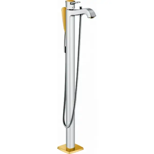 Змішувач для ванни для підлоги Hansgrohe Metropol Classic, Chrome/Gold Optic (31445090)