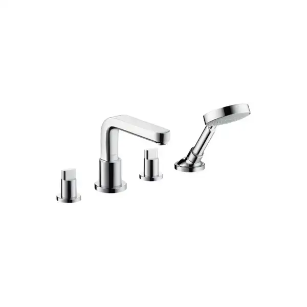 Смеситель на борт ванны Hansgrohe Metris S (цвет - хром) (31446000) фото 1 Aquada.com.ua