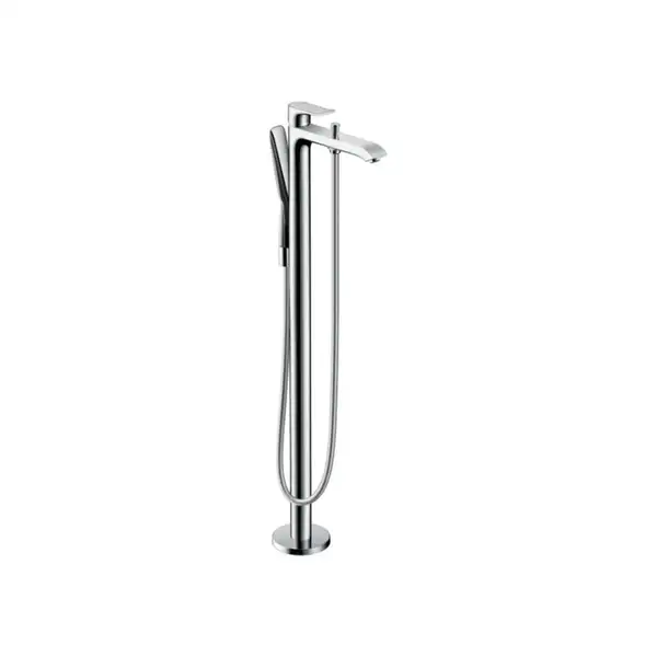 Смеситель для ванны напольный Hansgrohe Metris (цвет - хром) (31471000) фото 1 Aquada.com.ua