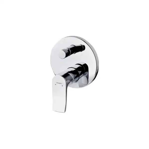Смеситель для ванны, однорычажный Hansgrohe Metris (цвет - хром) (31487000) фото 1 Aquada.com.ua