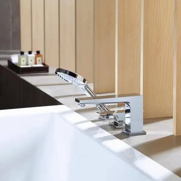 Смеситель на борт ванны Hansgrohe Metropol (цвет - хром) (32550000) фото 2 Aquada.com.ua