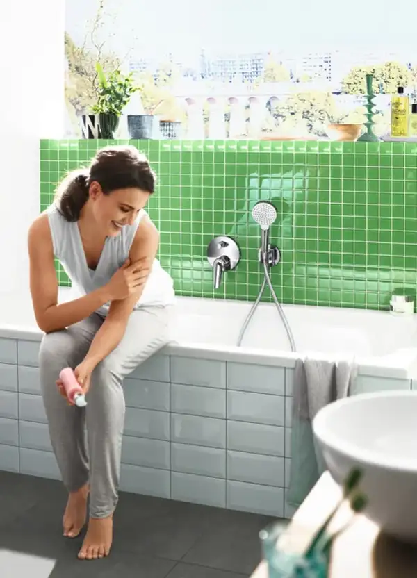Смеситель для ванны Hansgrohe Novus (цвет - хром) (71045000) фото 2 Aquada.com.ua