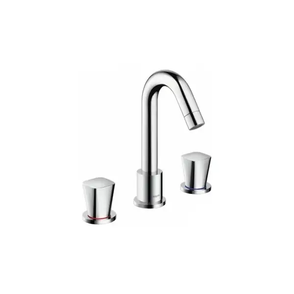 Смеситель на борт ванны, двухвентельный Hansgrohe Logis (цвет - хром) (71300000) фото 1 Aquada.com.ua