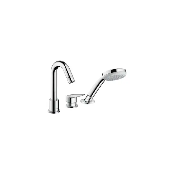 Смеситель на борт ванны Hansgrohe Logis (цвет - хром) (71310000) фото 1 Aquada.com.ua