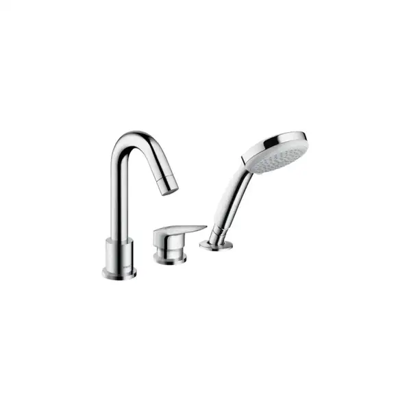 Смеситель на борт ванны Hansgrohe Logis (цвет - хром) (71313000) фото 1 Aquada.com.ua