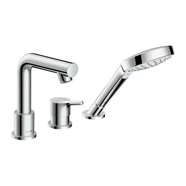 Змішувач для ванни Hansgrohe Talis S врізний на 3 отвори, хром (72417000)