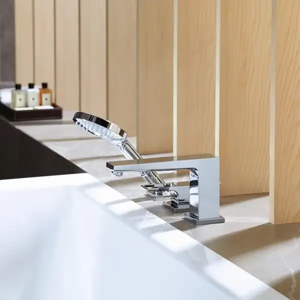 Смеситель на борт ванны Hansgrohe Metropol (цвет - хром) (74550000) фото 2 Aquada.com.ua