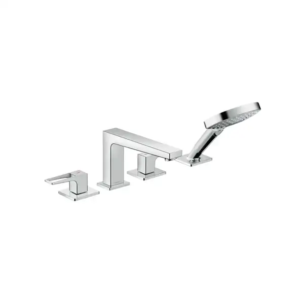 Смеситель на борт ванны Hansgrohe Metropol (цвет - хром) (74552000) фото 1 Aquada.com.ua
