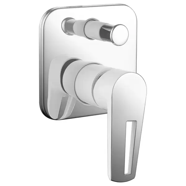 Смеситель для ванны/душа Imprese Podzima Breclav white (цвет - хром/белый) (VR-10245WZ) фото 1 Aquada.com.ua