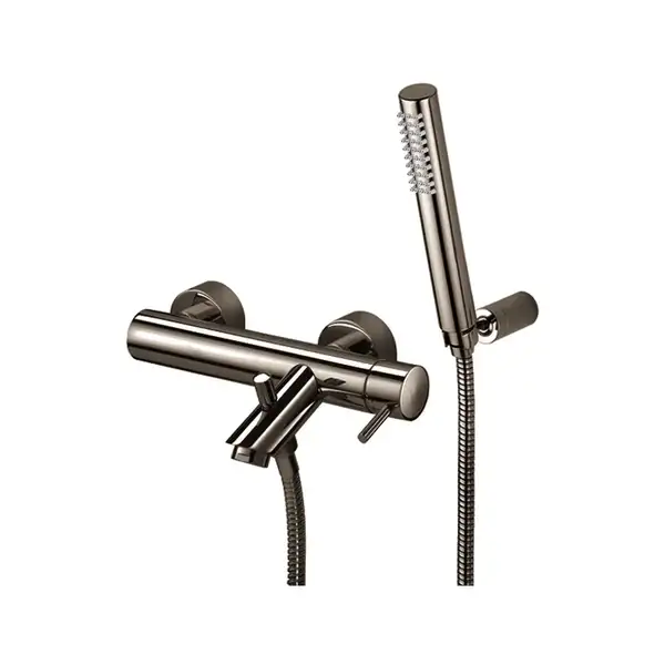 Смеситель для ванны Paffoni Light, с ручным душем (LIG023NKN) фото 1 Aquada.com.ua